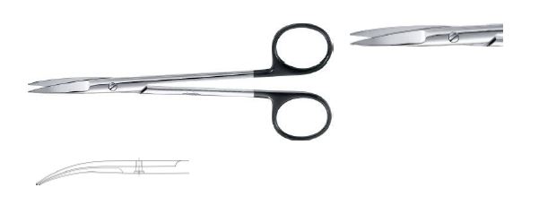 Жозеф супергострі ножиці вигнуті гострі/гострі 150 мм